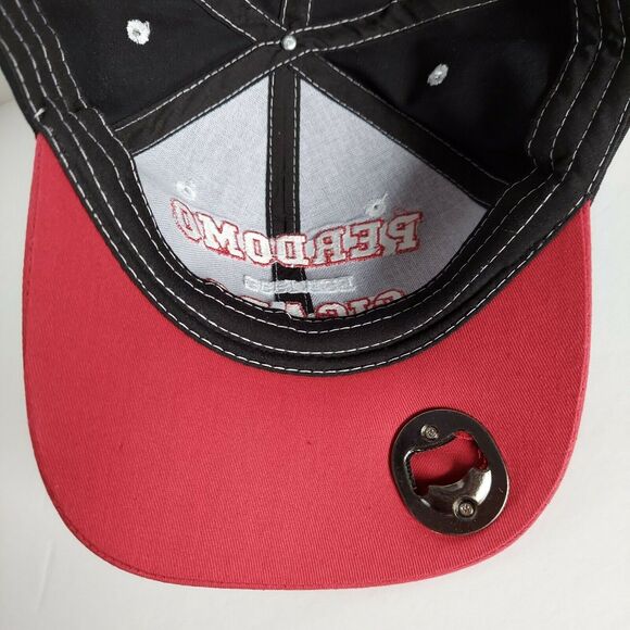 New PERDOMO CIGARS Hat Bottle Opener Medallion On Bill Adjustable Baseball Cap - Picture 7 of 10